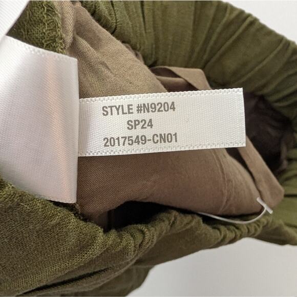 NWOT Madewell Linen-Blend Easy Pull-On Shorts Loden Green Size XS - Picture 9 of 9